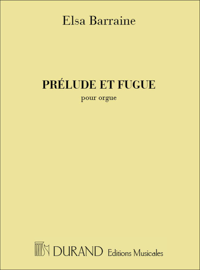 Prel. + Fugue N 1 Orgue (Fugue Surchant-Guerre